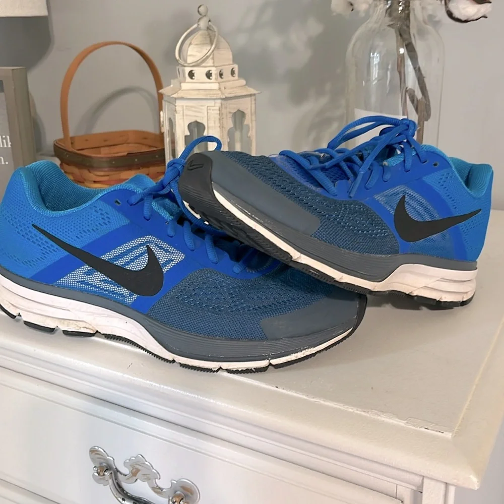 Nike Pegasus 30 Zoom Mens 11 Athletic Running Shoes Blue